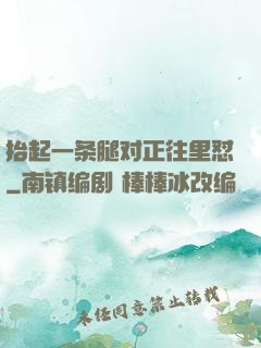 抬起一条腿对正往里怼